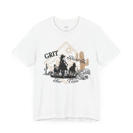 Grit Runs in Her Veins Women's T-Shirt