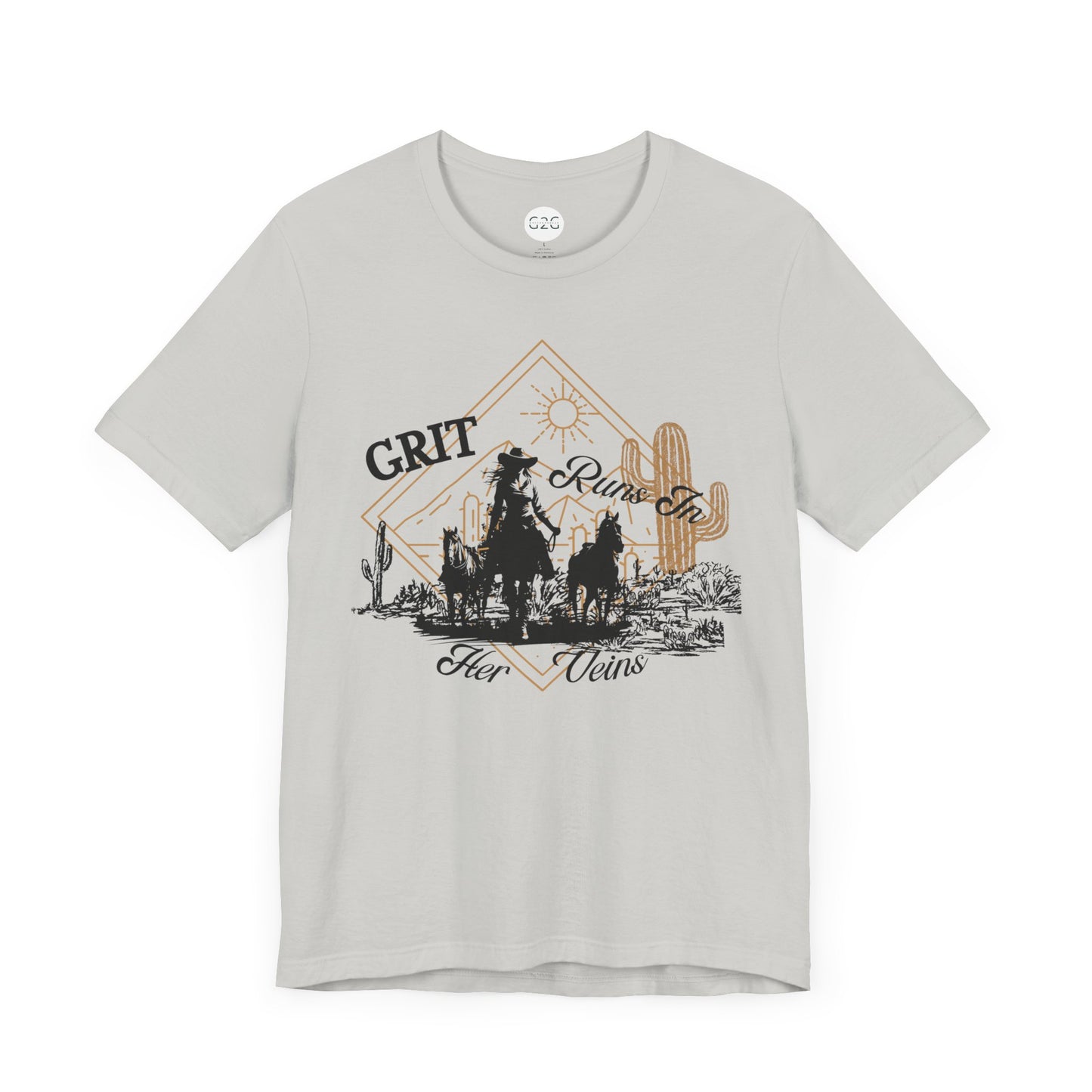 Grit Runs in Her Veins Women's T-Shirt