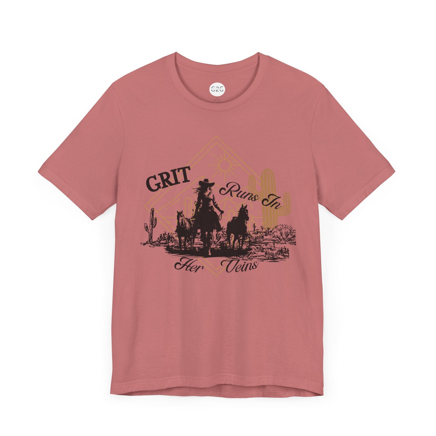 Grit Runs in Her Veins Women's T-Shirt