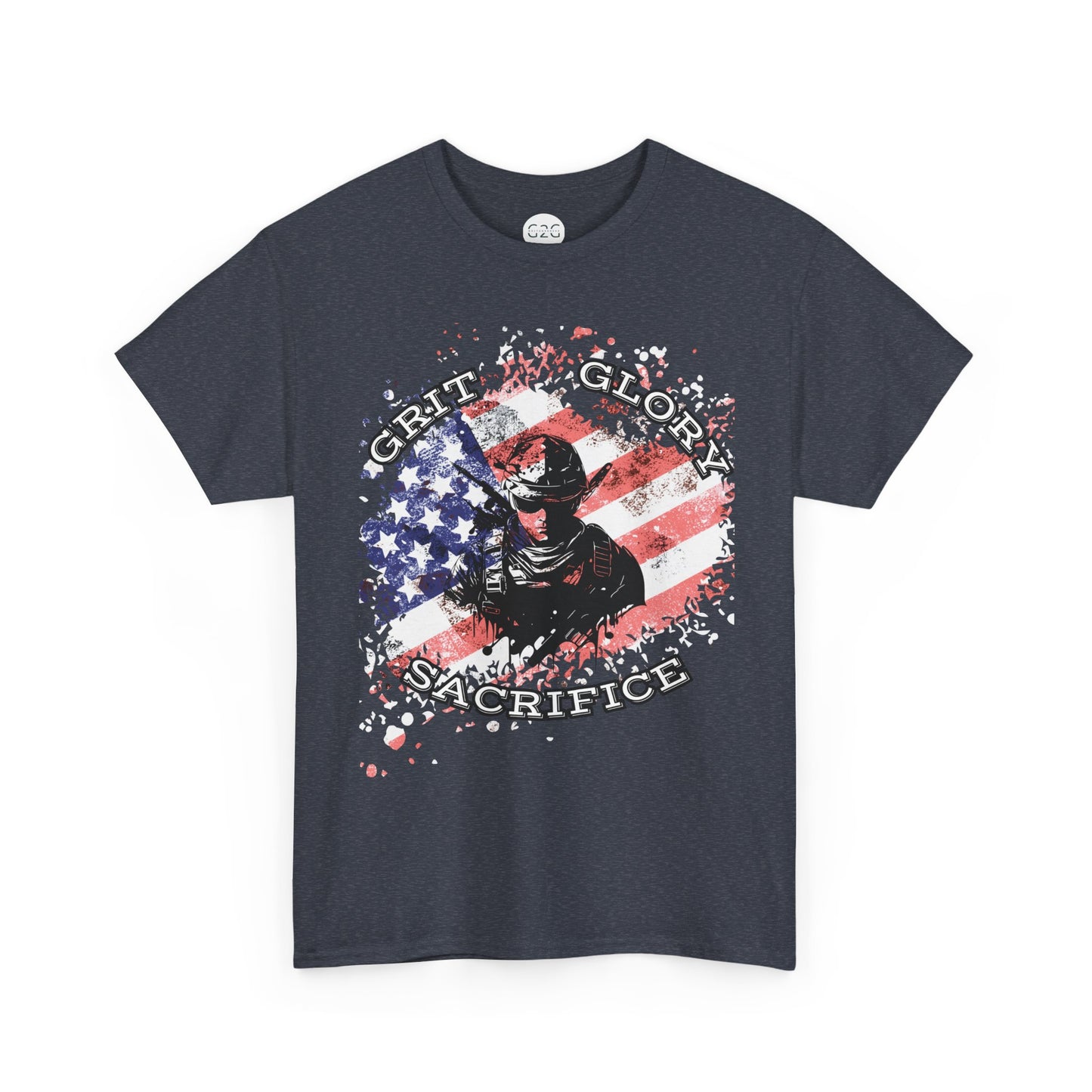Grit. Glory. Sacrifice. Patriotic Military T