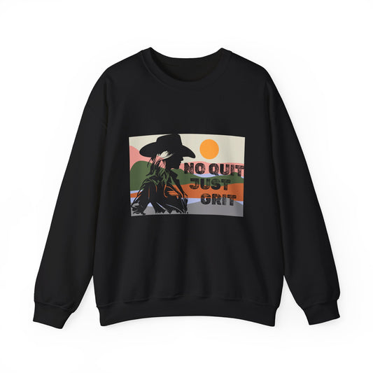 No Grit, Just Quit Women's Crewneck Sweatshirt