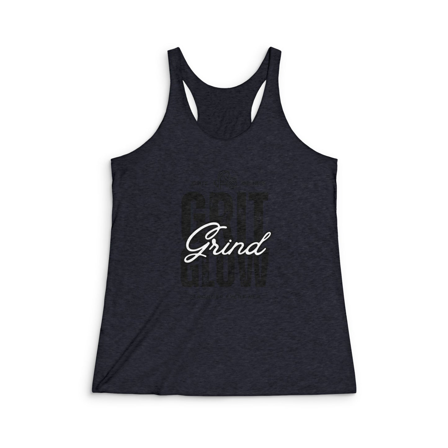 WOMENS "Grit. Grind. Glow." Racerback Tank