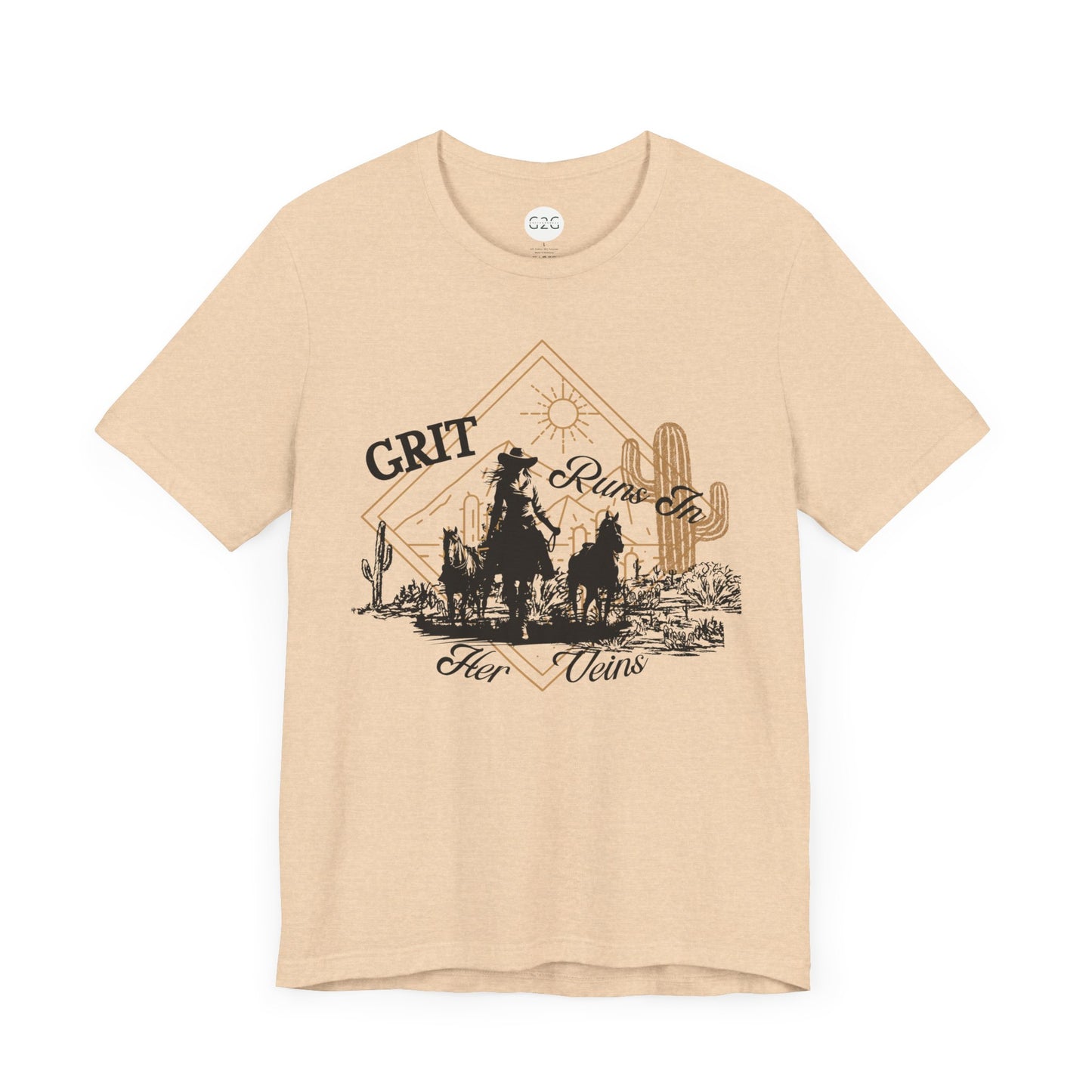 Grit Runs in Her Veins Women's T-Shirt