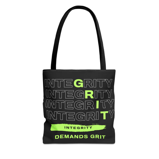 Grit & Integrity Tote Bag – Carry Strength with You