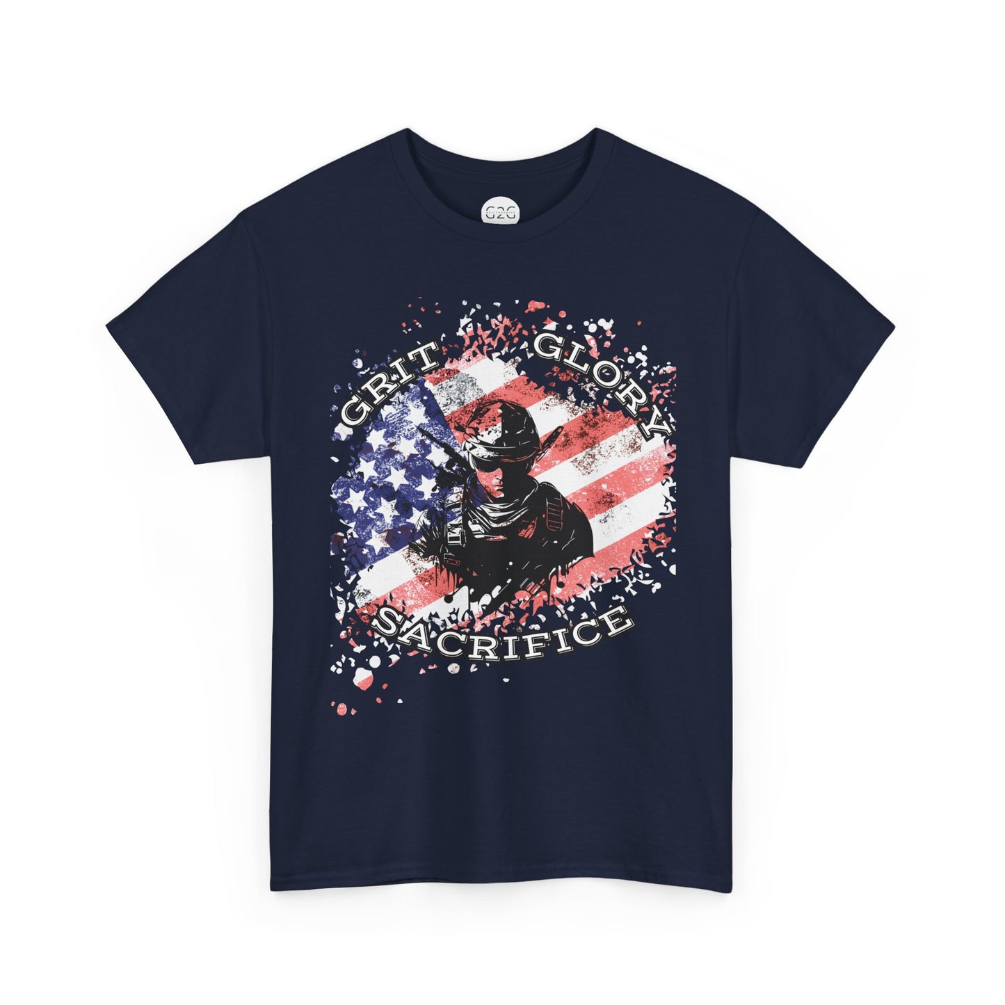 Grit. Glory. Sacrifice. Patriotic Military T