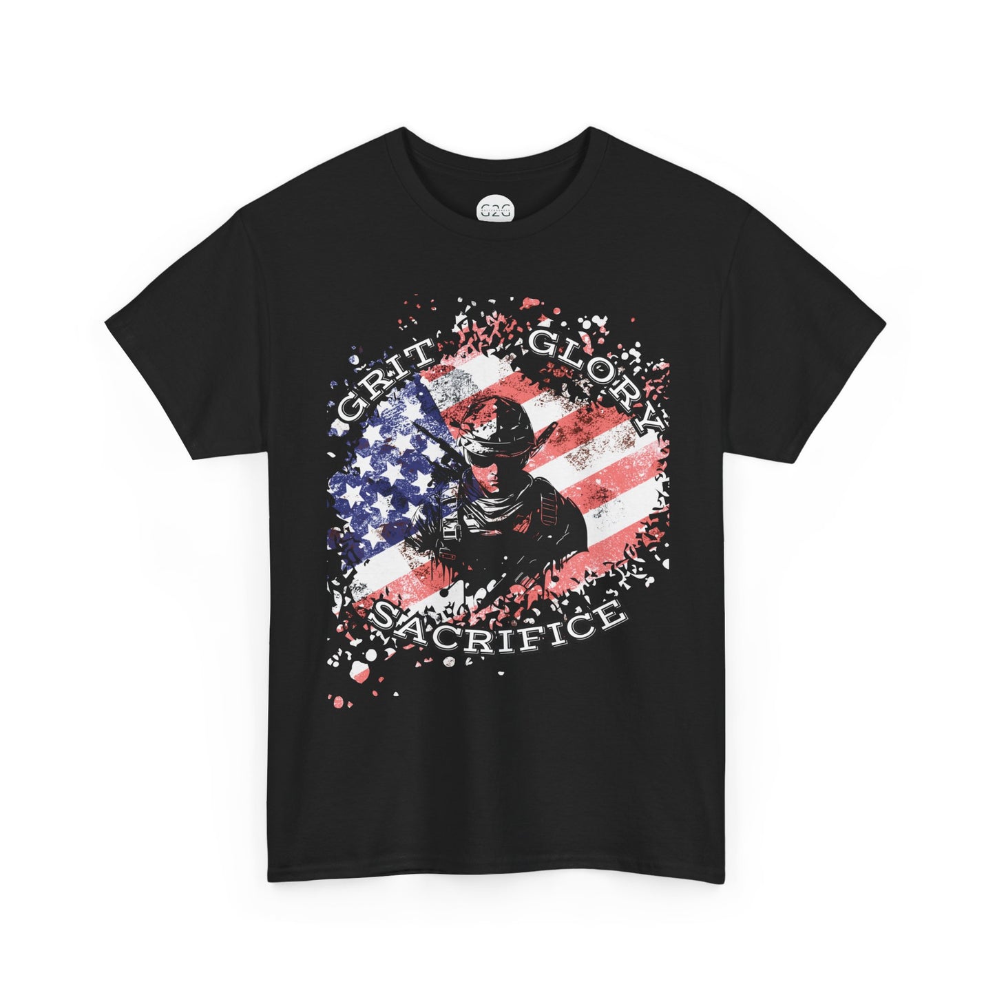Grit. Glory. Sacrifice. Patriotic Military T
