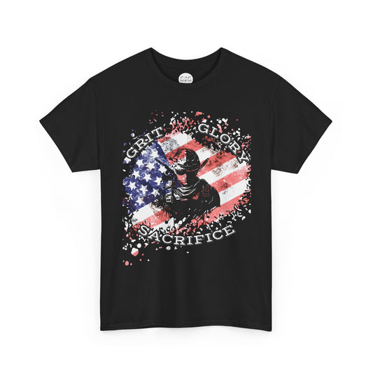 Grit. Glory. Sacrifice. Patriotic Military T
