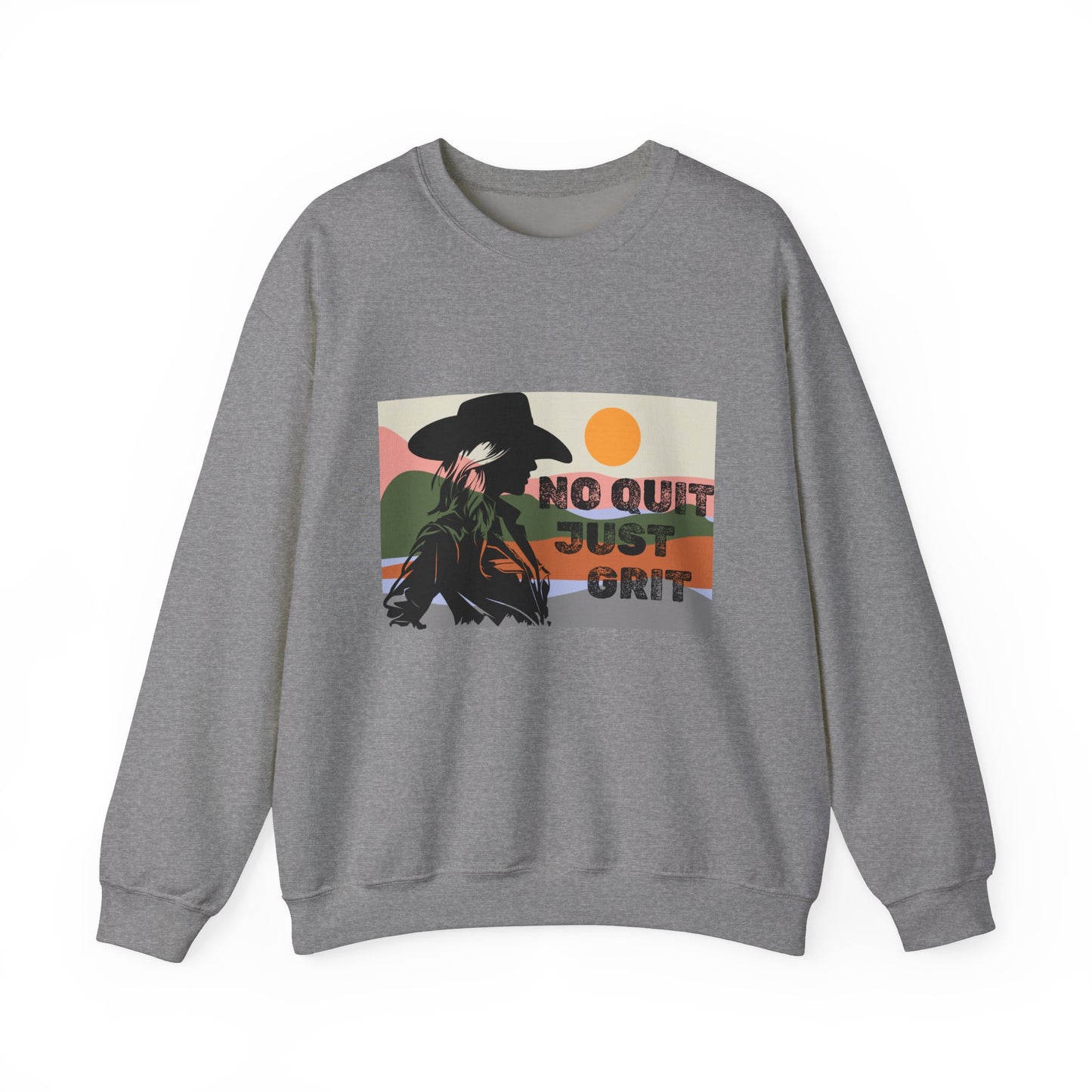 No Grit, Just Quit Women's Crewneck Sweatshirt