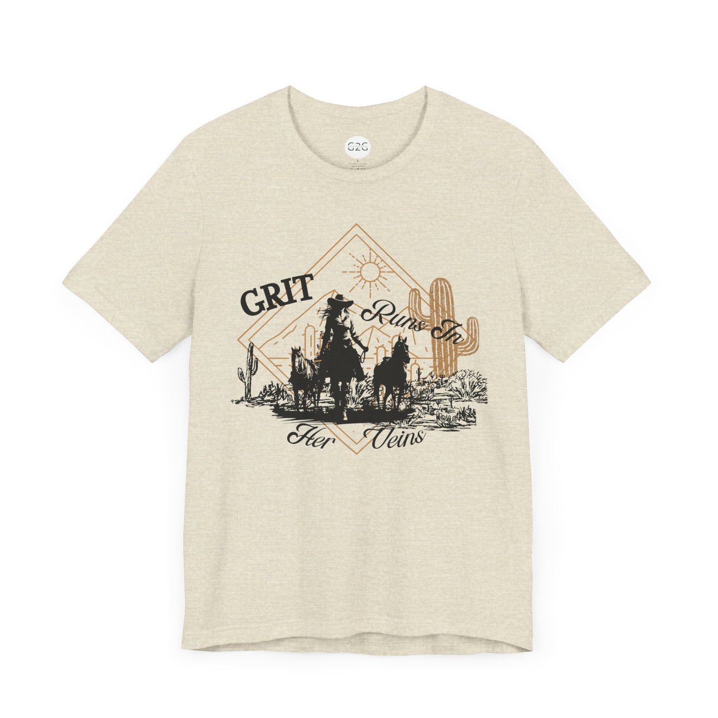 Grit Runs in Her Veins Women's T-Shirt