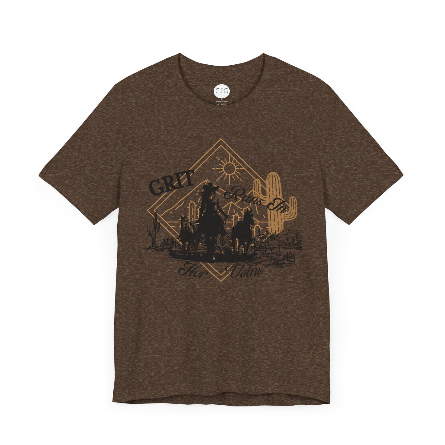 Grit Runs in Her Veins Women's T-Shirt
