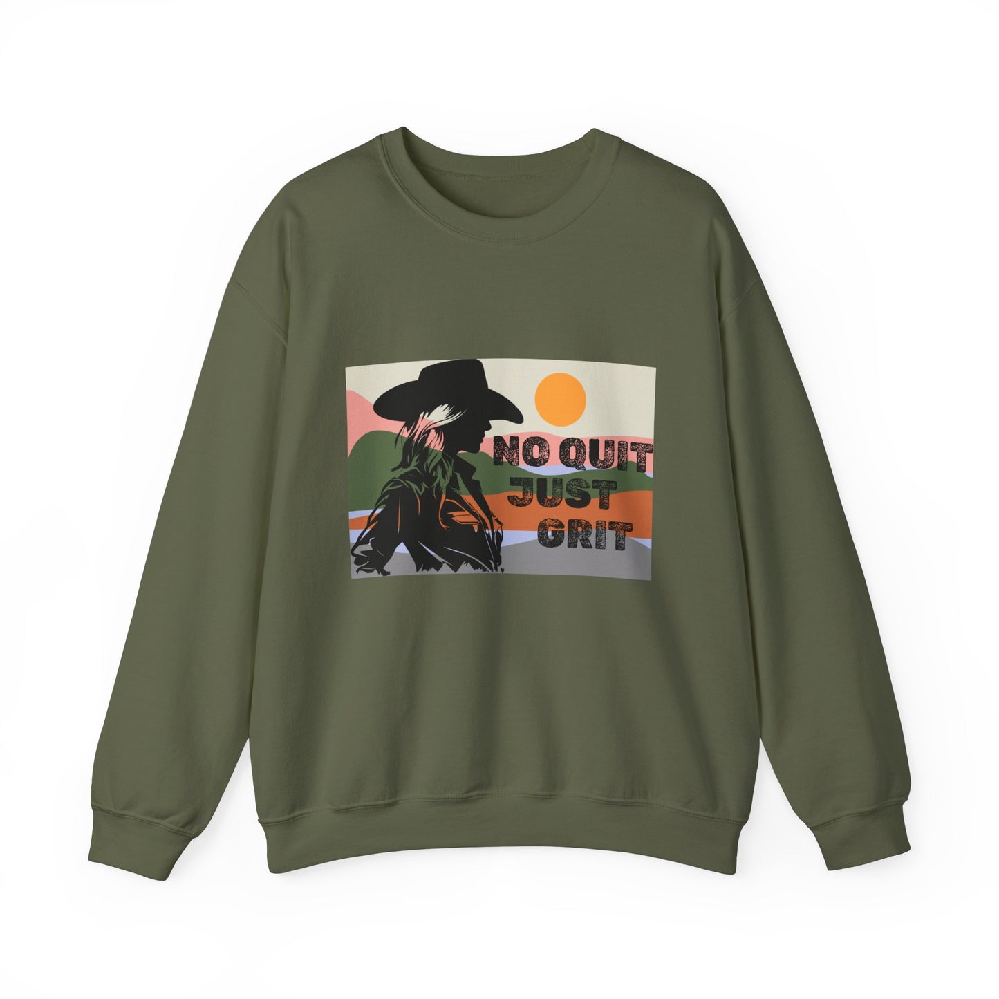No Grit, Just Quit Women's Crewneck Sweatshirt