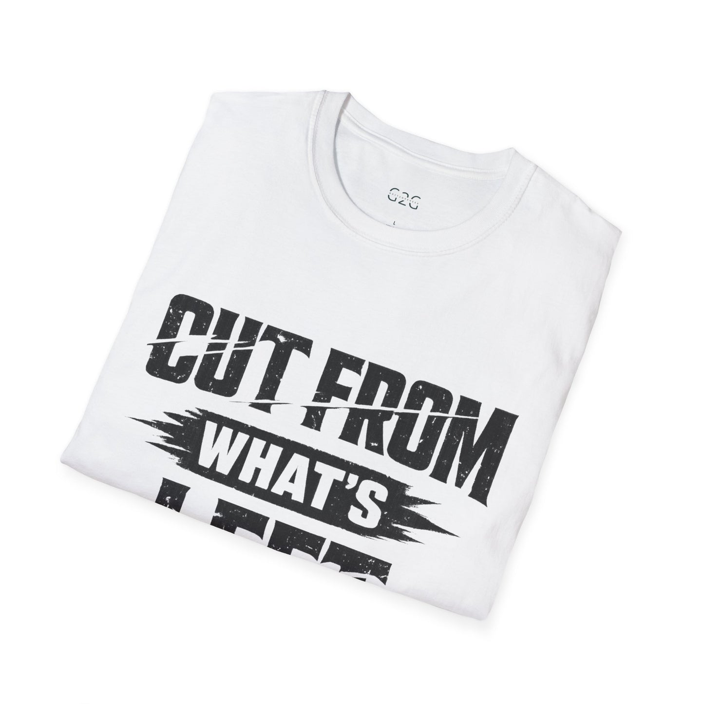 MENS Cut From What's Left T