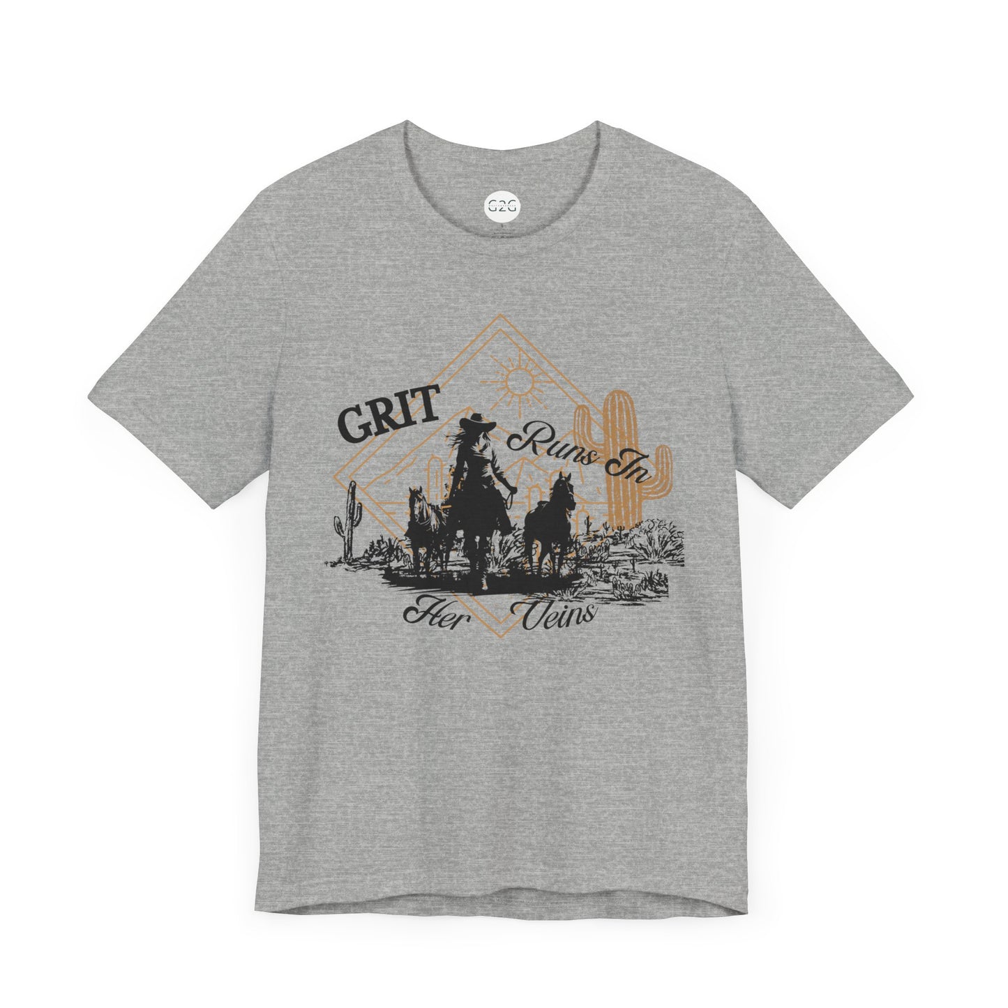 Grit Runs in Her Veins Women's T-Shirt