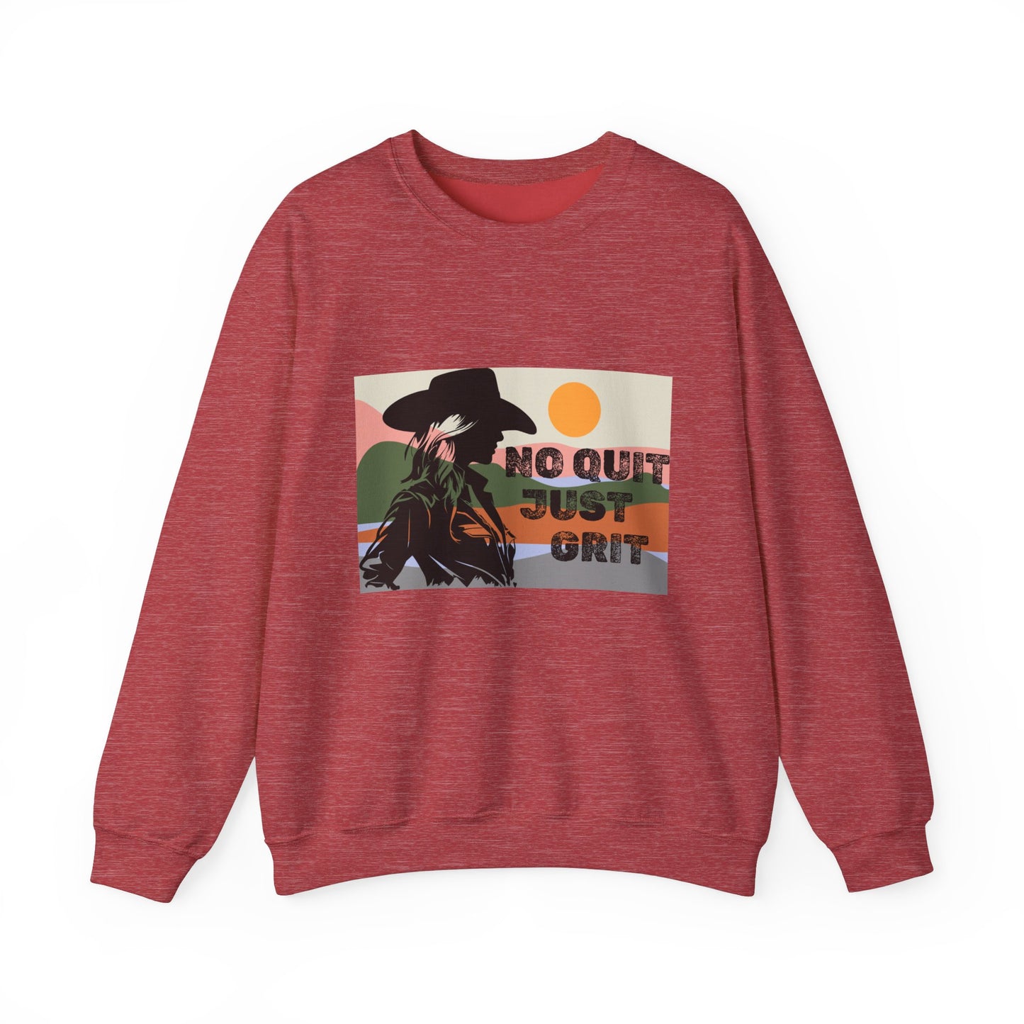 No Grit, Just Quit Women's Crewneck Sweatshirt