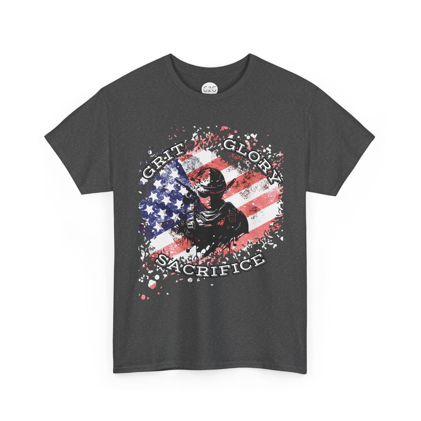 Grit. Glory. Sacrifice. Patriotic Military T