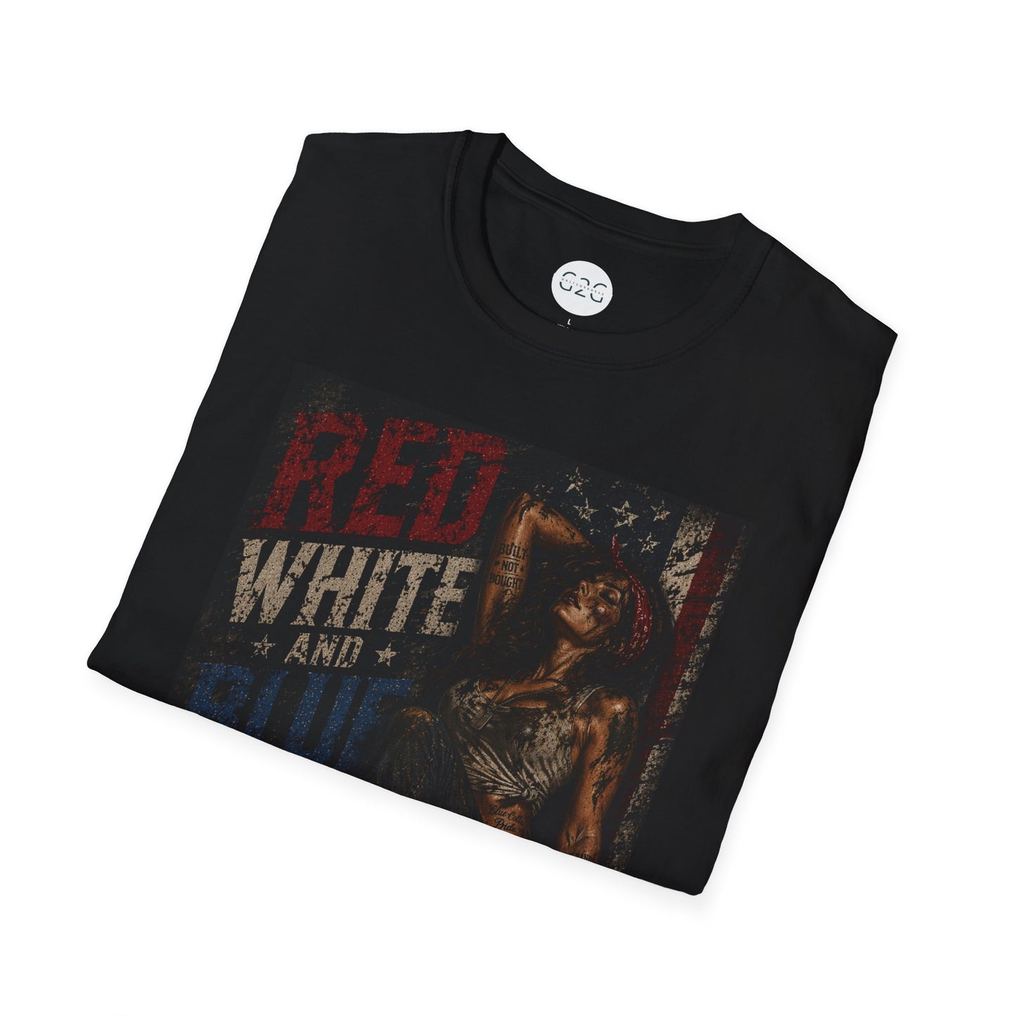 MENS “Red White and Blue Collar” T