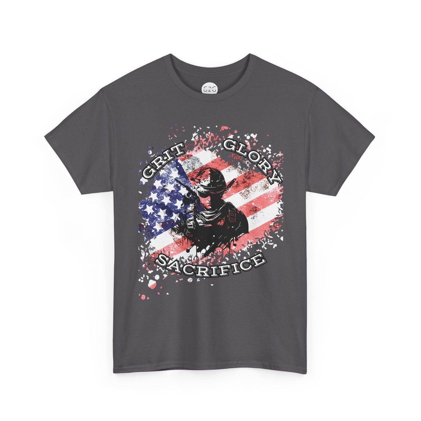 Grit. Glory. Sacrifice. Patriotic Military T