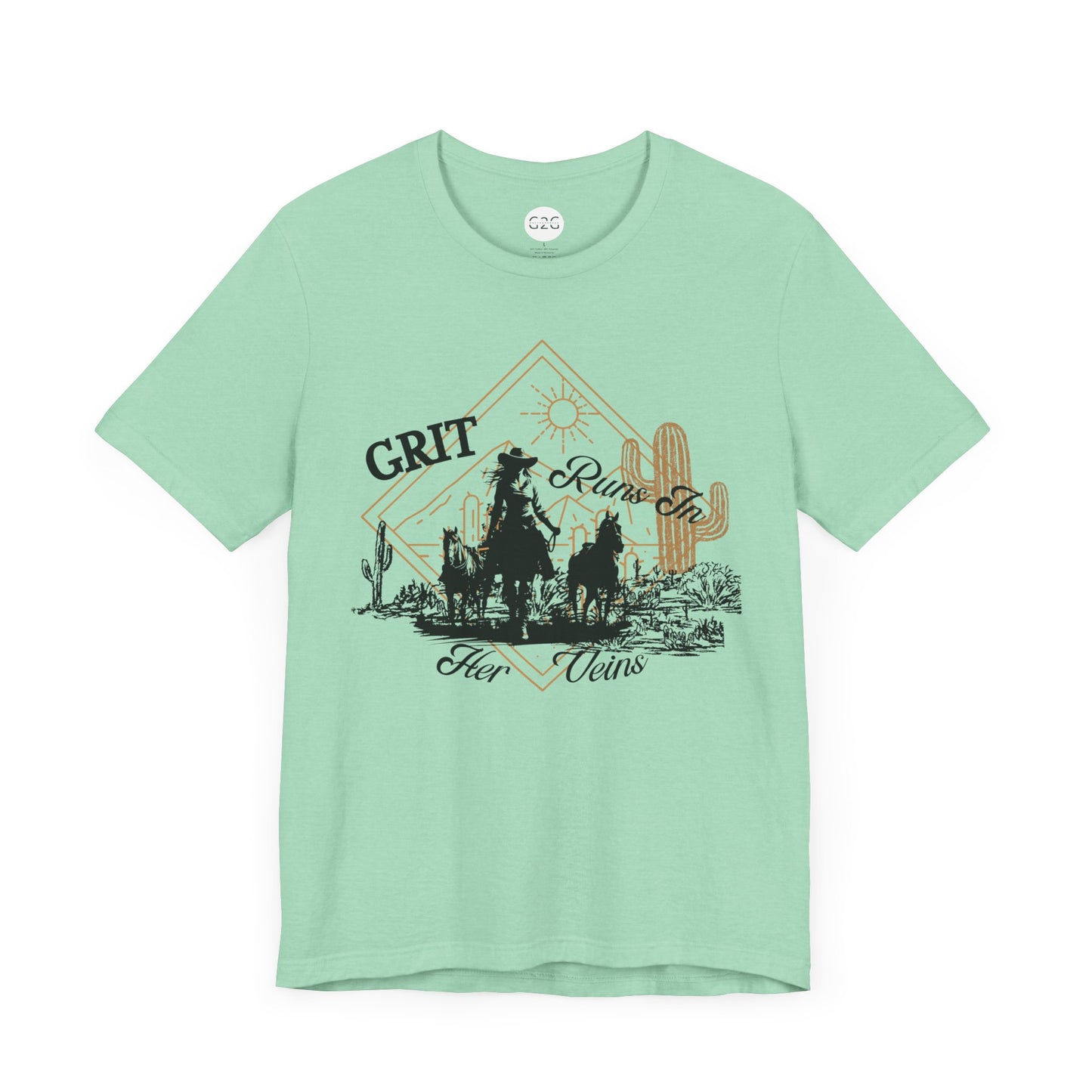 Grit Runs in Her Veins Women's T-Shirt