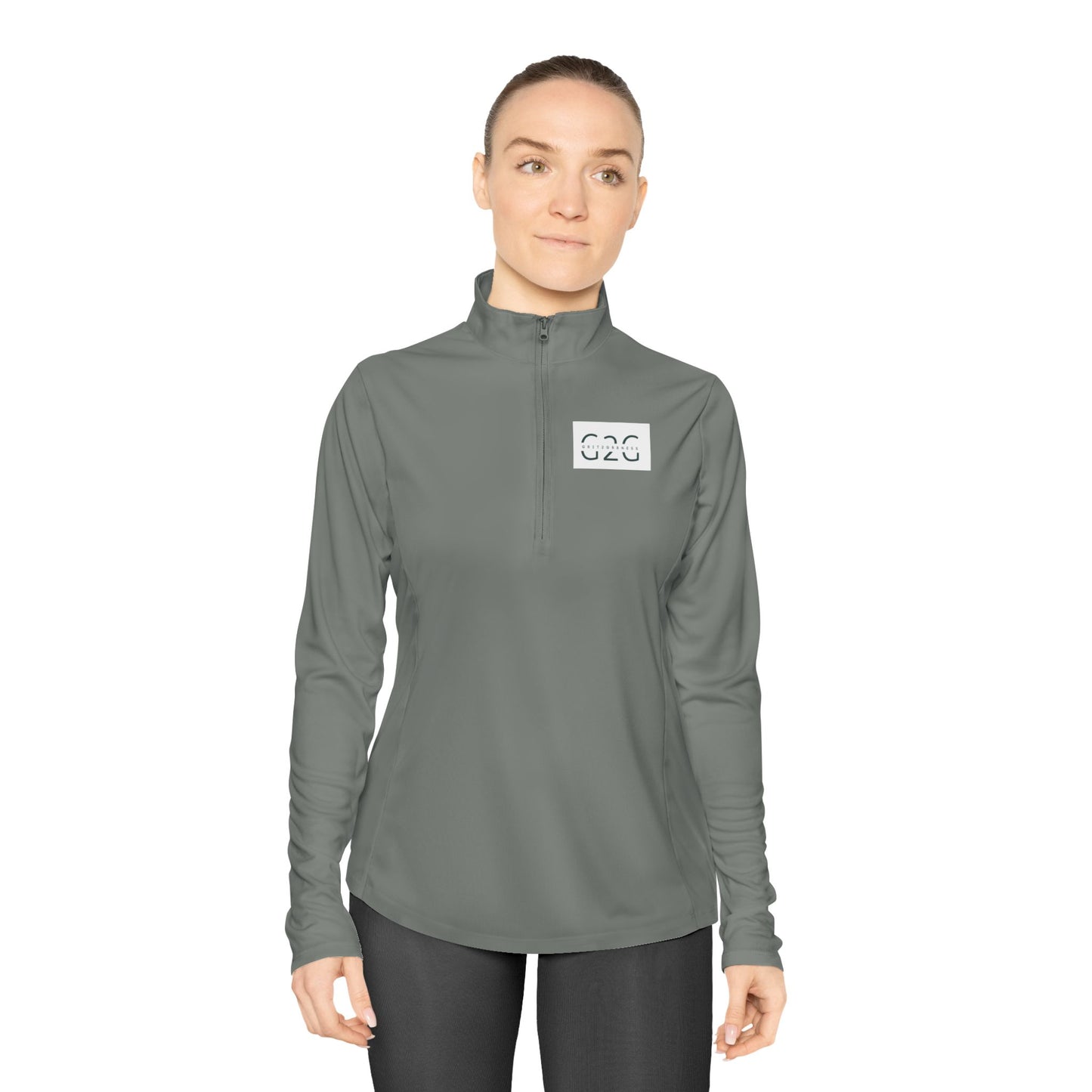 WOMENS "Grit Grind Glow" Quarter-Zip Pullover