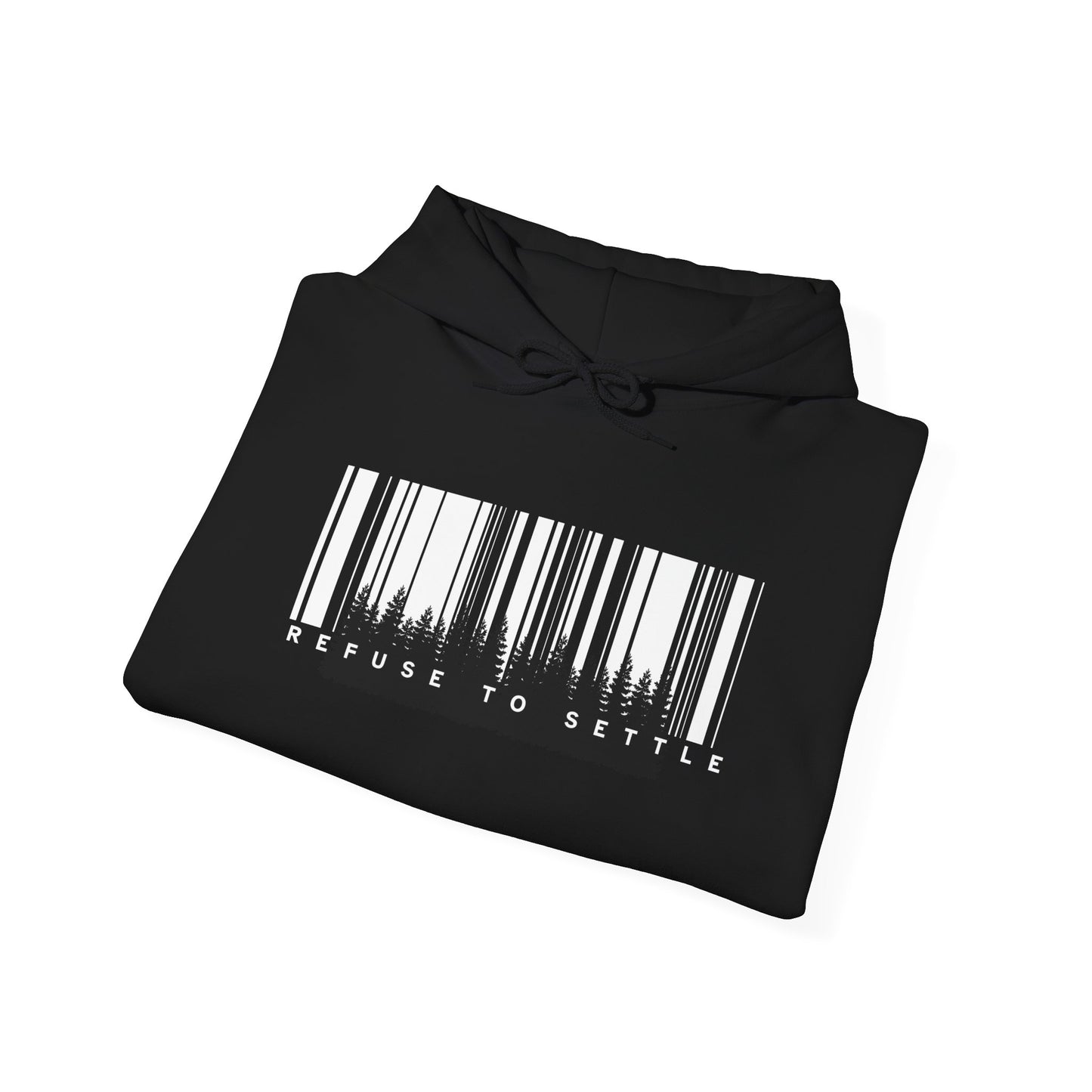 'Refuse to Settle' Graphic Sweatshirt for Motivation & Comfort