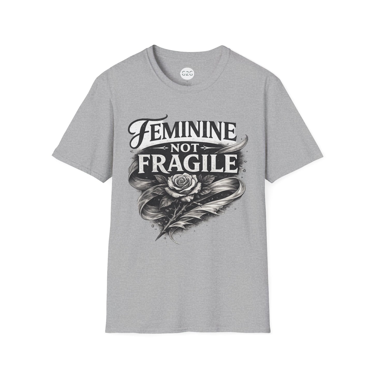 WOMENS Feminine Not Fragile T