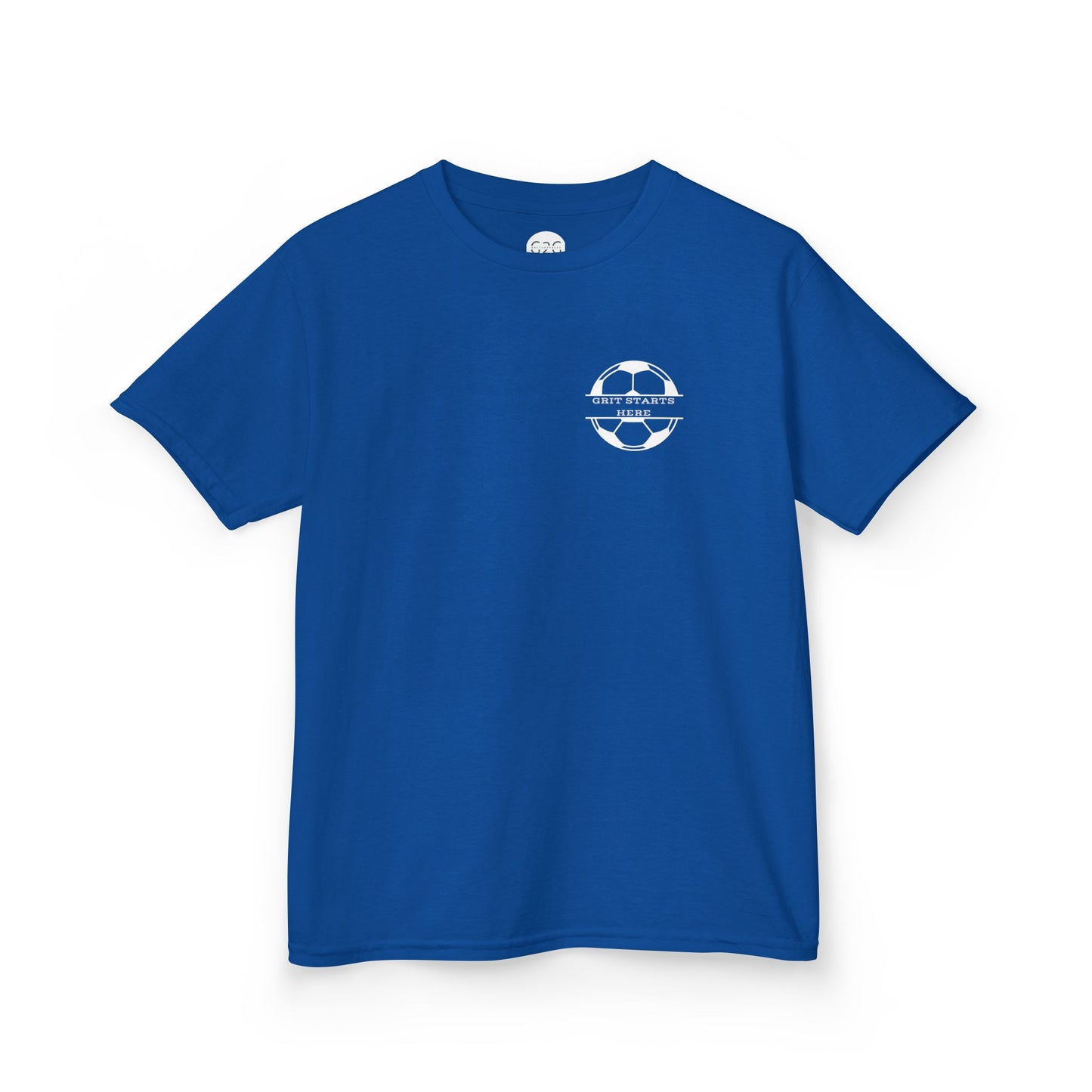 KIDS Grit Starts Here Soccer T