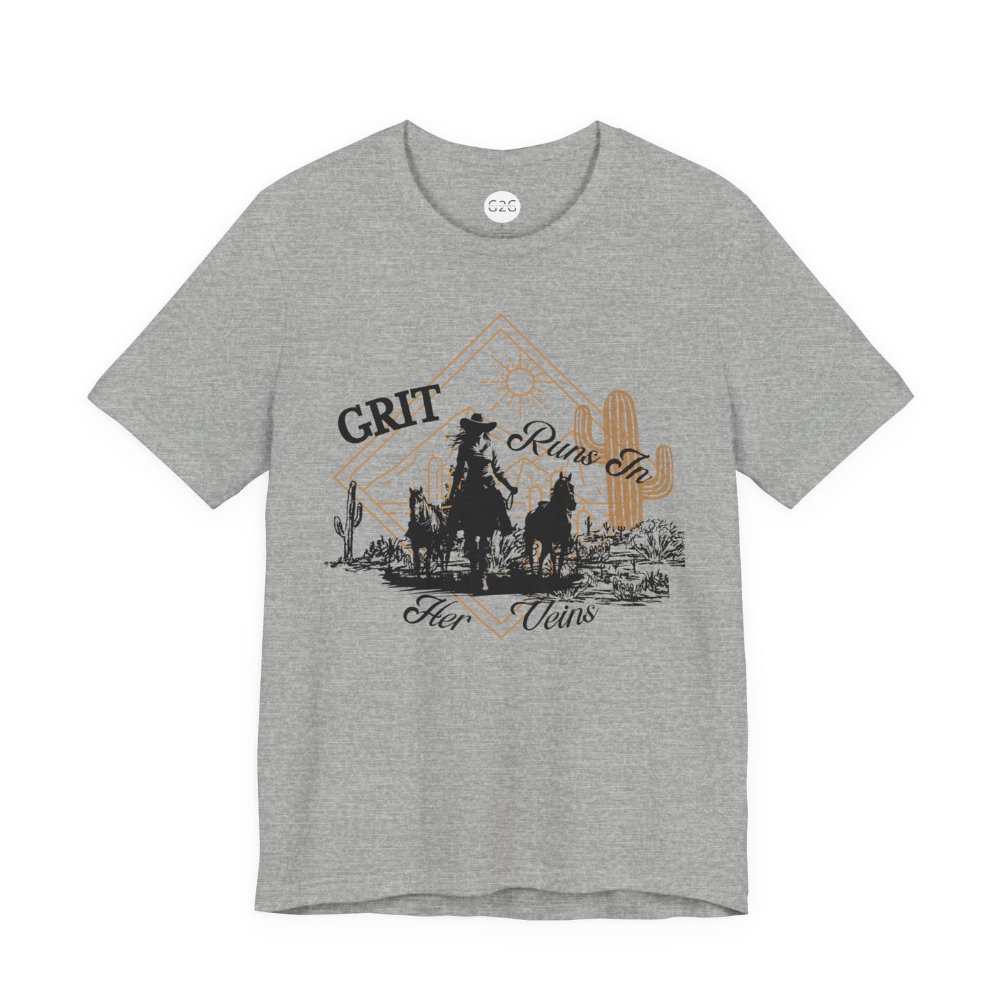 WOMENS Grit Runs in Her Veins T