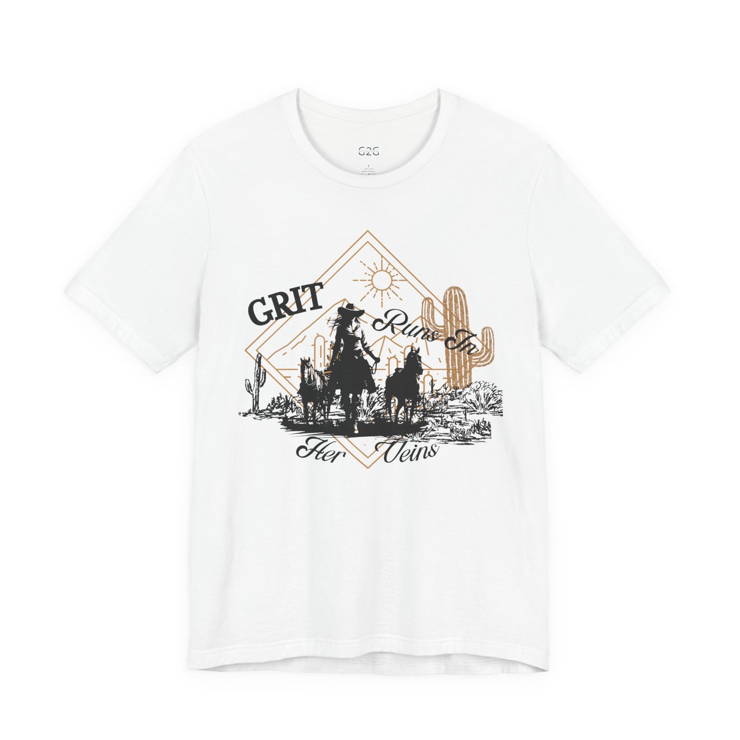 WOMENS Grit Runs in Her Veins T