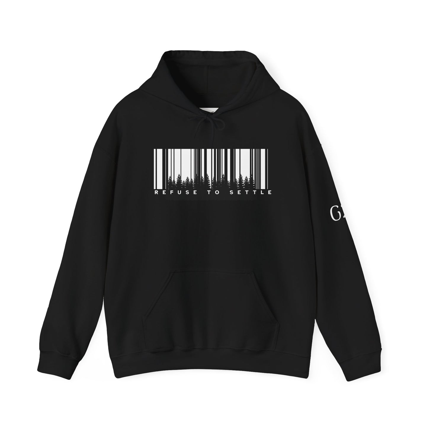 'Refuse to Settle' Graphic Sweatshirt for Motivation & Comfort