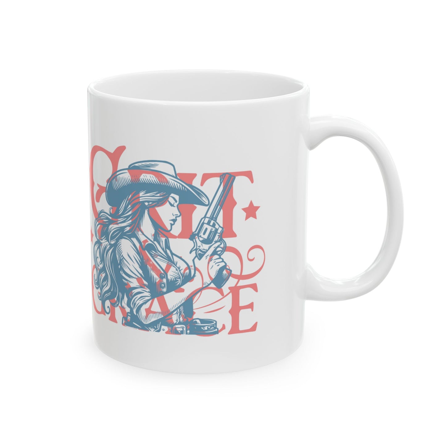 Grit & Grace Coffee Mug – Strength in Every Sip- 11oz & 15oz