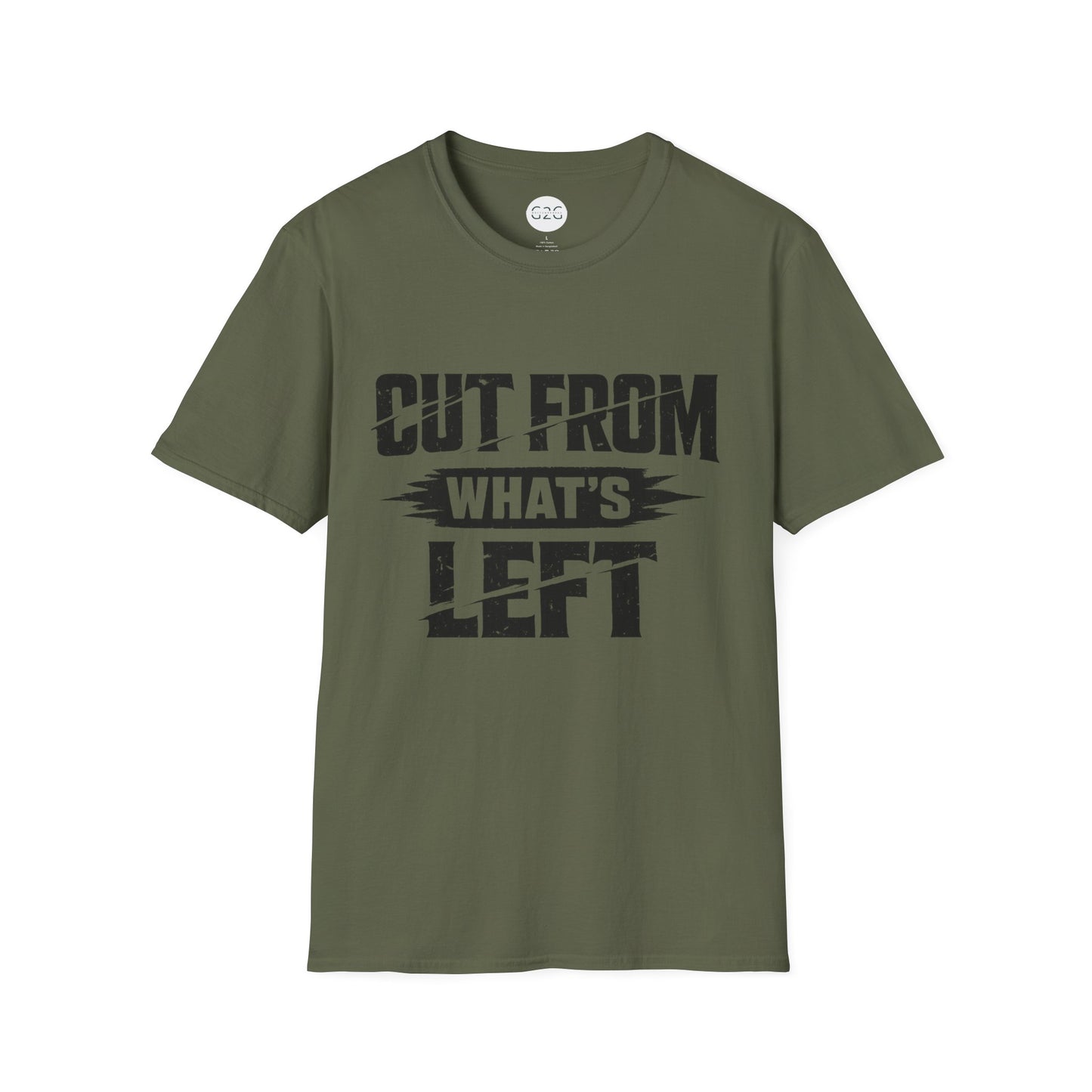 MENS Cut From What's Left T