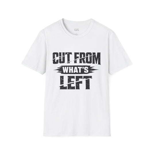 MENS Cut From What's Left T