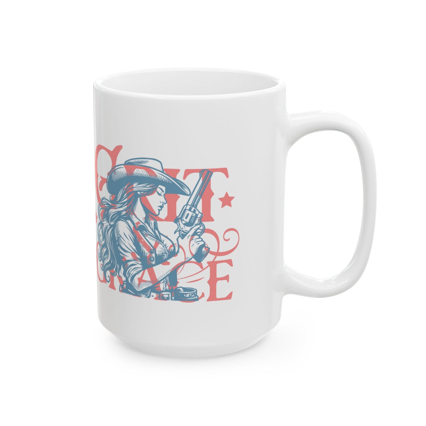 Grit & Grace Coffee Mug – Strength in Every Sip- 11oz & 15oz