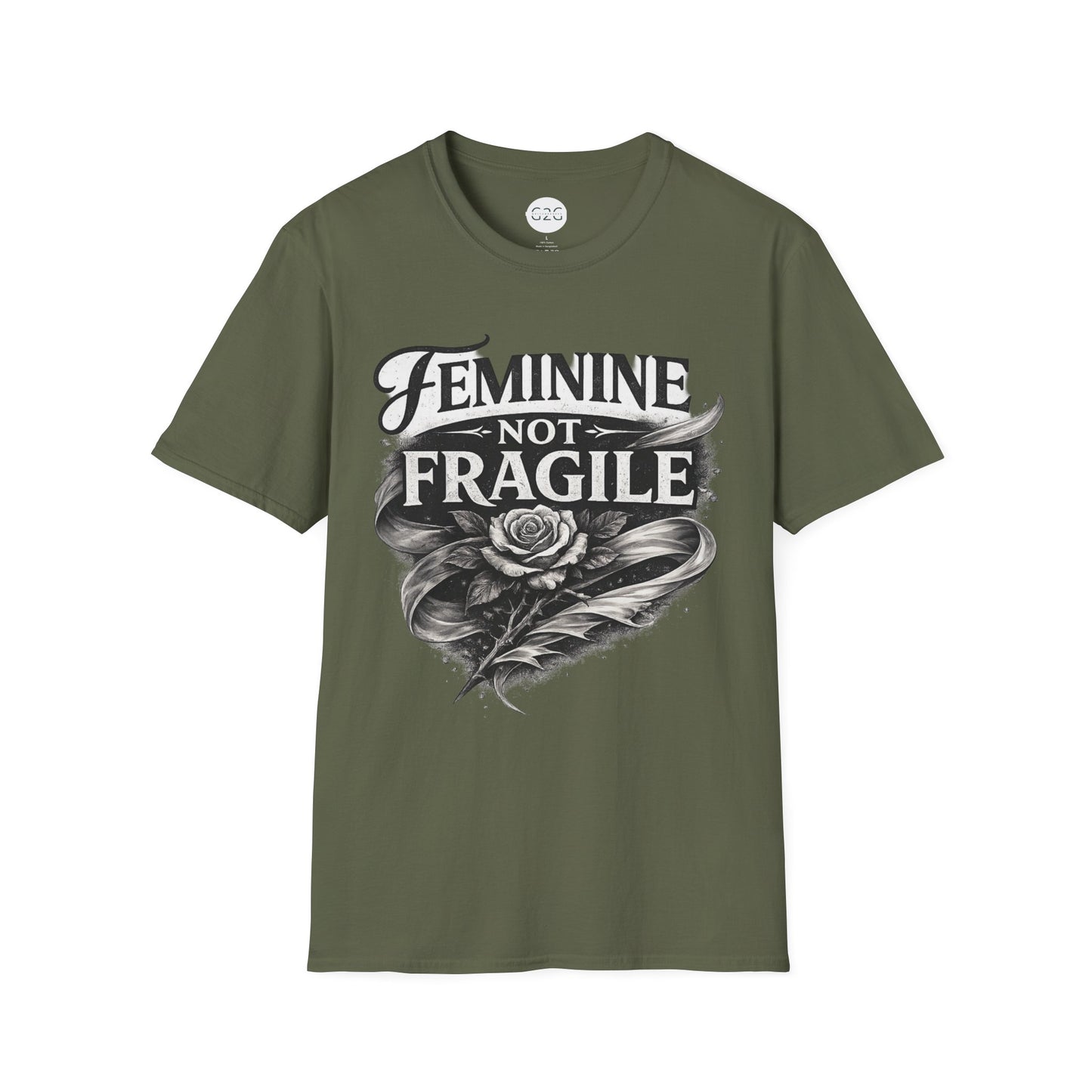 WOMENS Feminine Not Fragile T