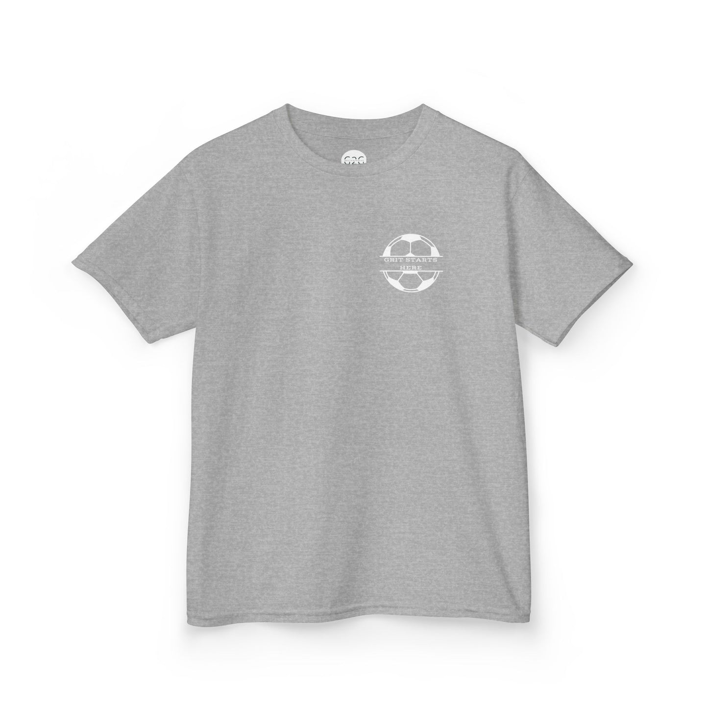 KIDS Grit Starts Here Soccer T