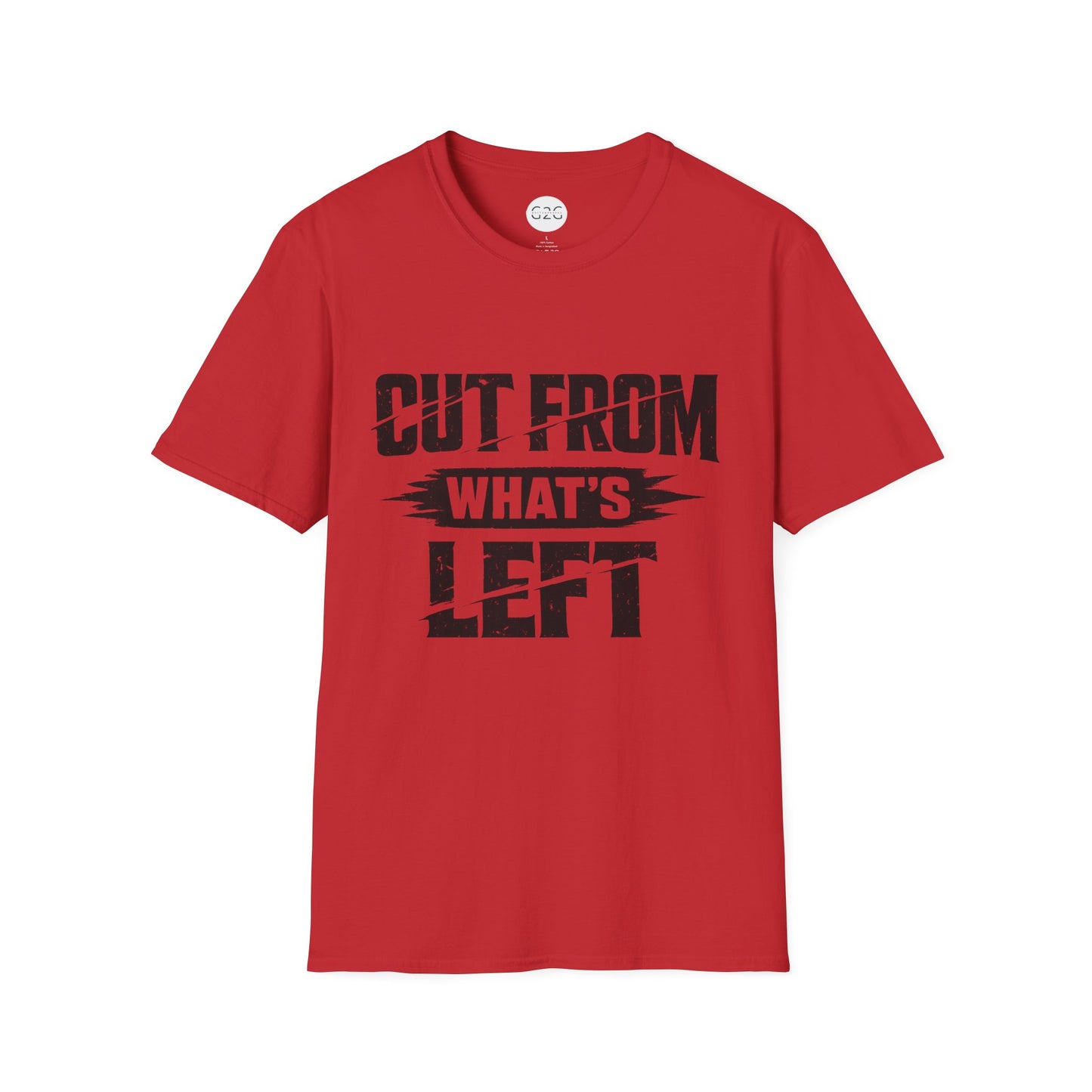 MENS Cut From What's Left T