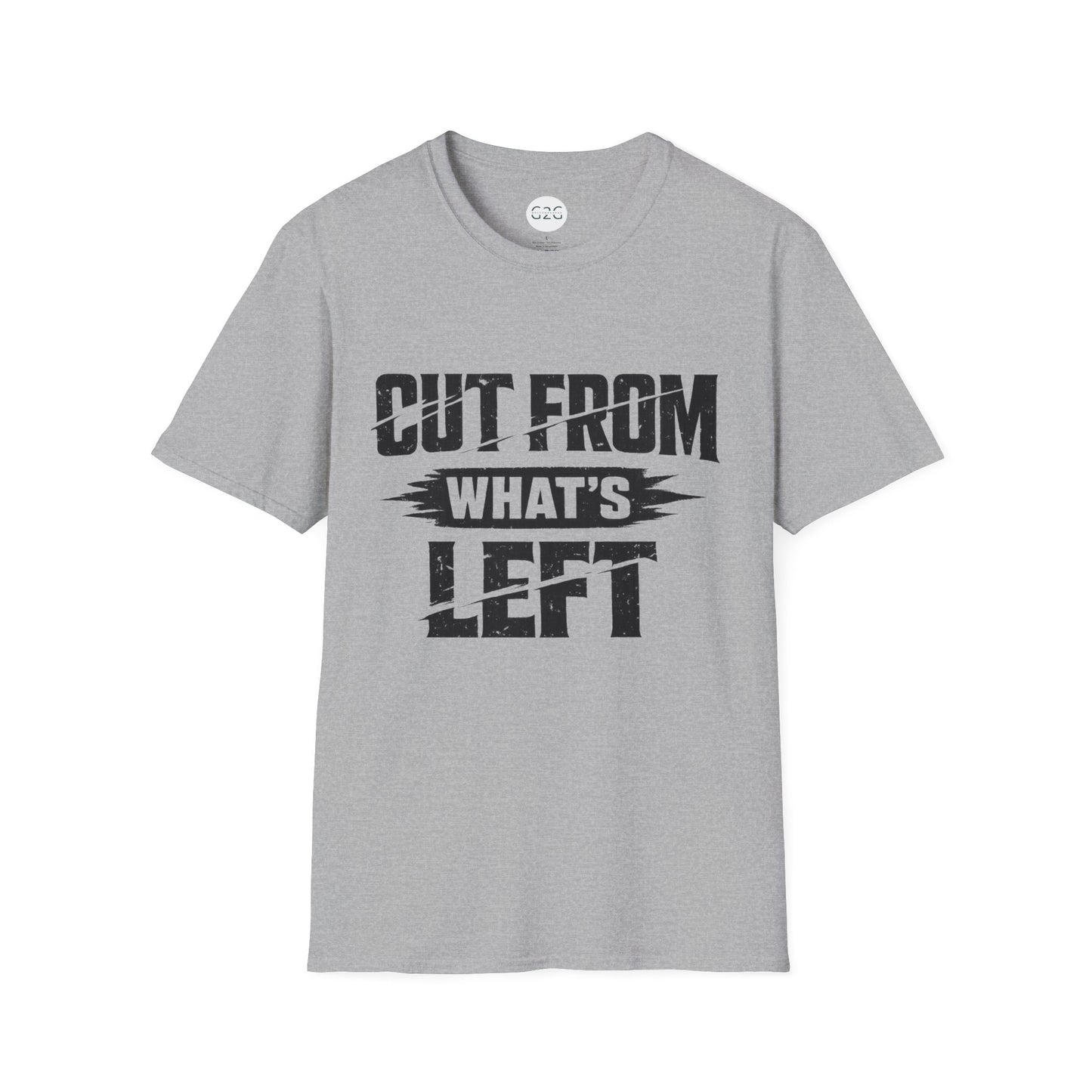 MENS Cut From What's Left T