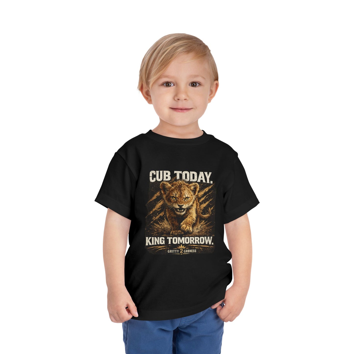 KIDS - Toddler Tee - "Cub Today, King Tomorrow"