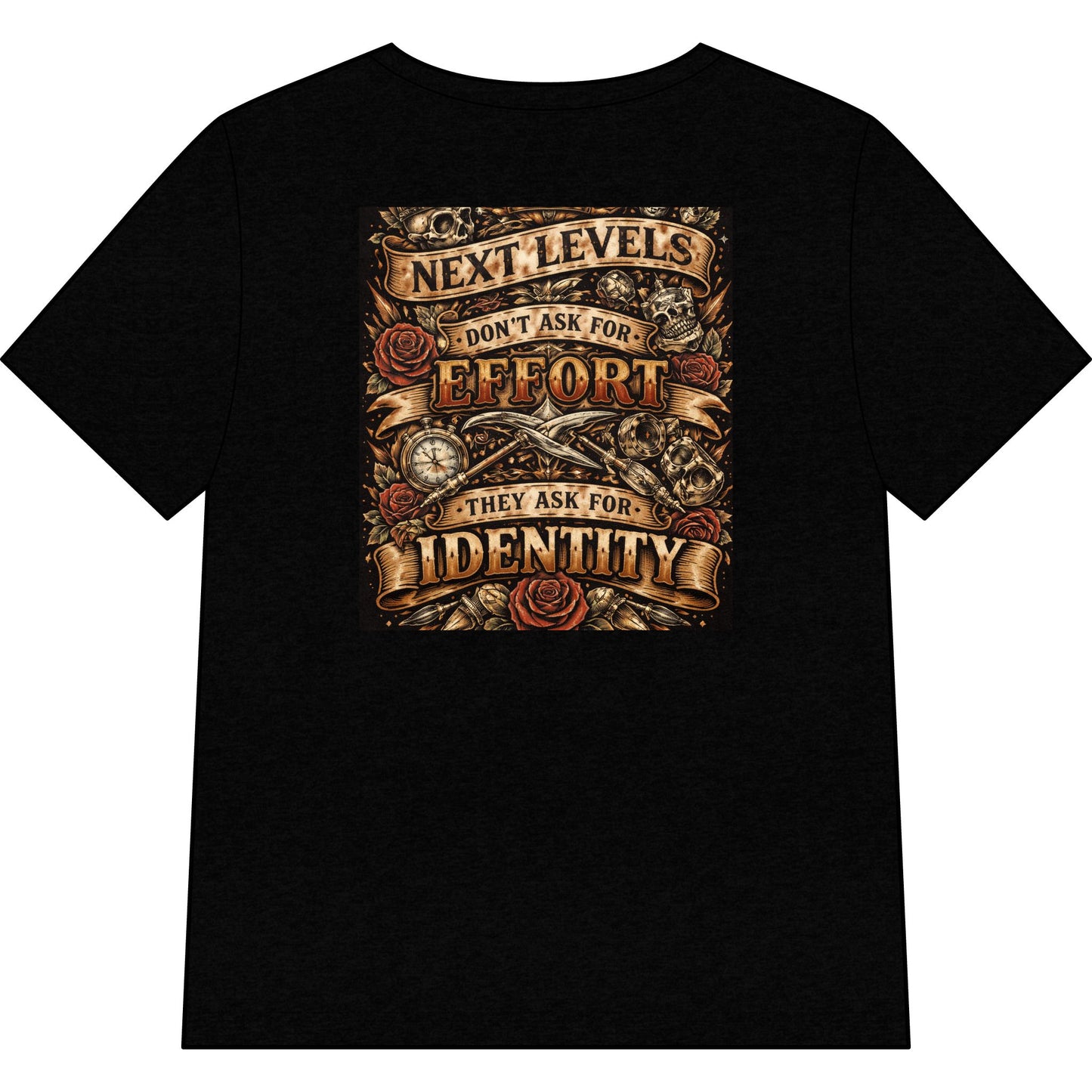 WOMENS V-Neck T - Not effort; identity