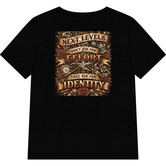 WOMENS V-Neck T - Not effort; identity