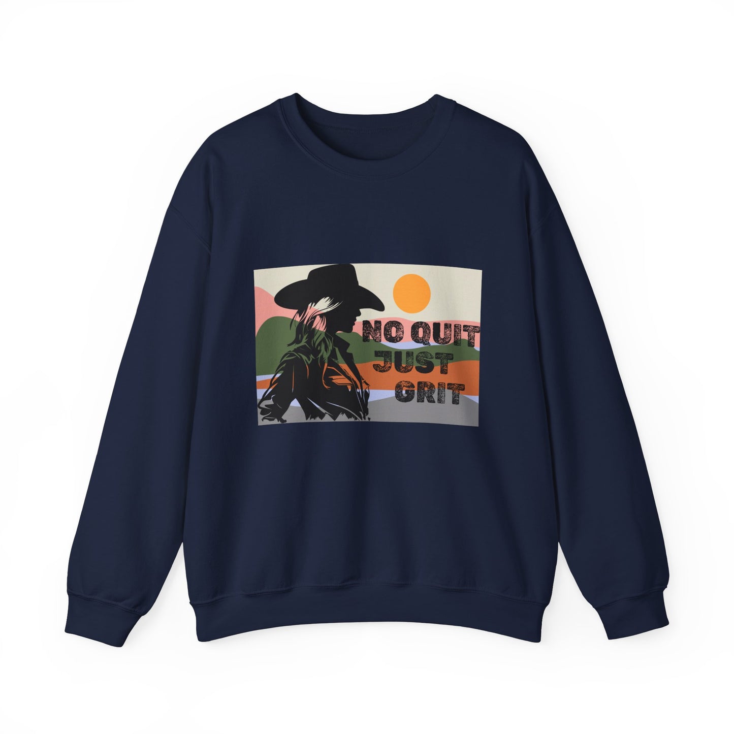 No Grit, Just Quit Women's Crewneck Sweatshirt