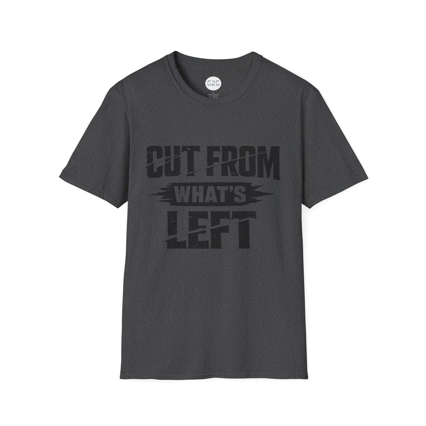 MENS Cut From What's Left T