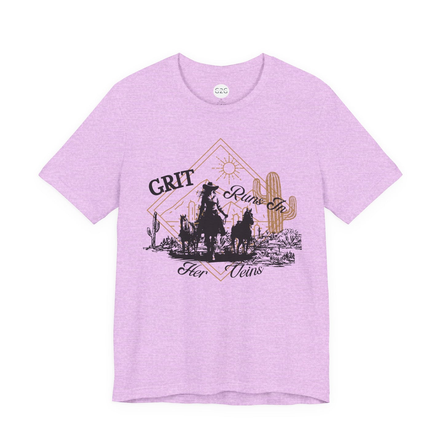 WOMENS Grit Runs in Her Veins T