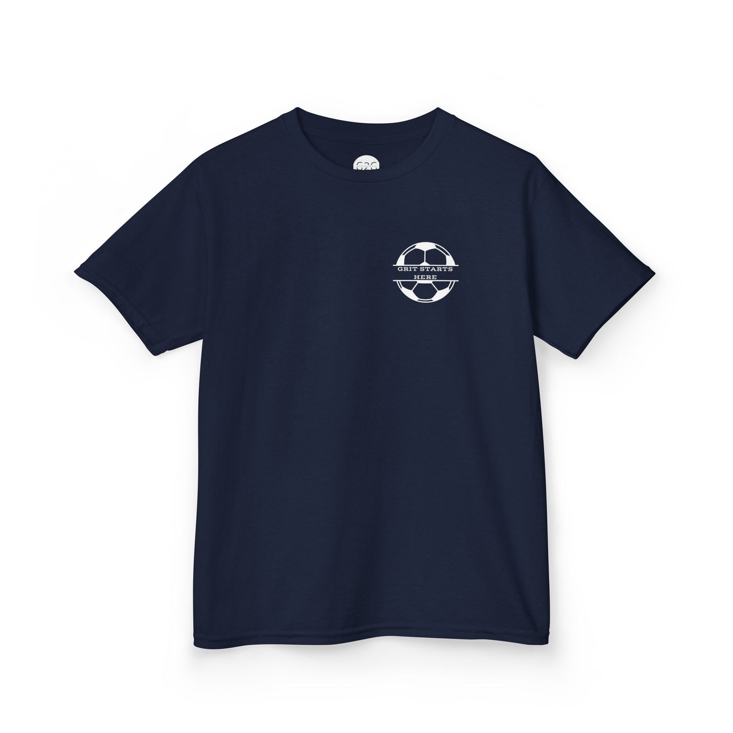 KIDS Grit Starts Here Soccer T