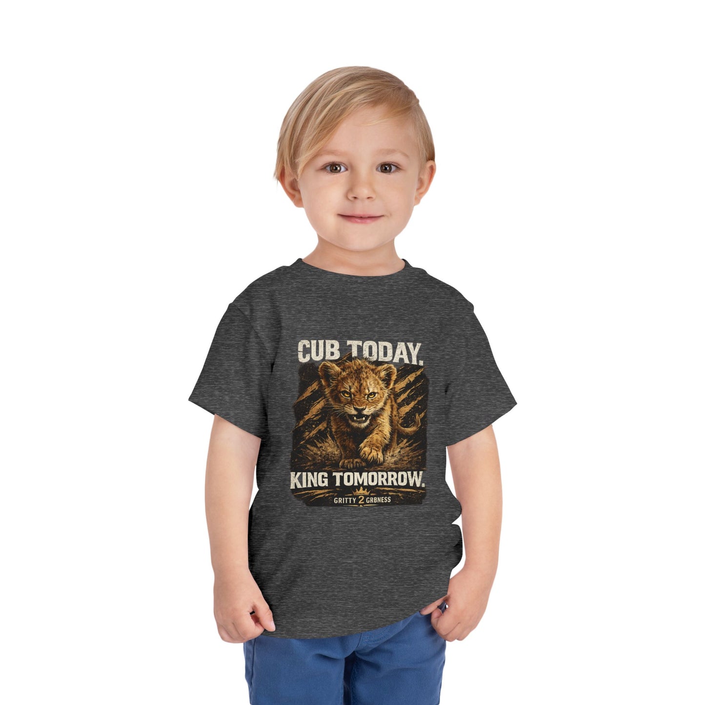 KIDS - Toddler Tee - "Cub Today, King Tomorrow"