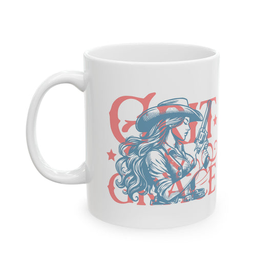 Grit & Grace Coffee Mug – Strength in Every Sip- 11oz & 15oz